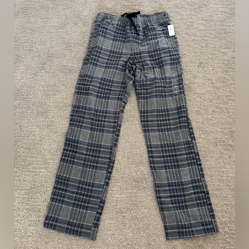 Men’s Gap PJ pants w pockets gray and black size medium